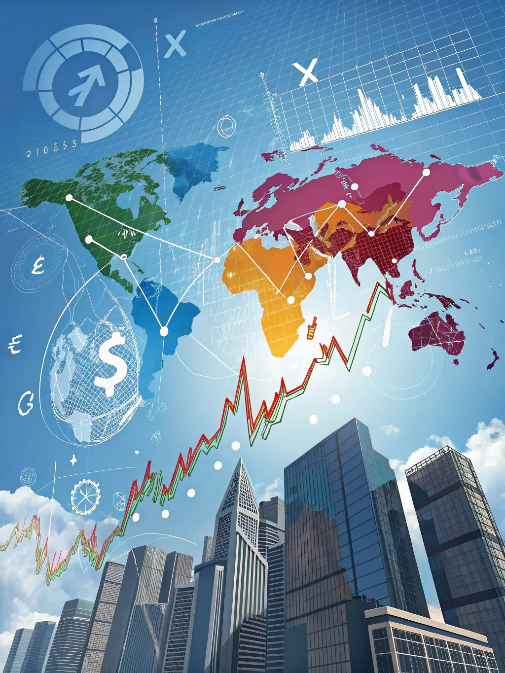A world map image highlighting multiple countries with financial transactions occurring, symbolizing BP-Remit's global reach.